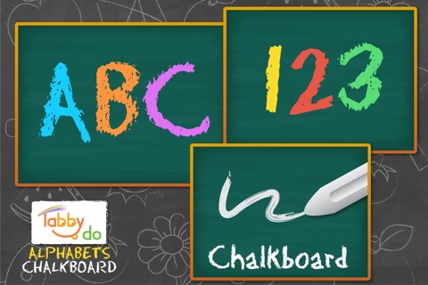 Tabbydo Alphabets Chalkboard : Chalk coloring game for kids & preschoolers screenshot 2