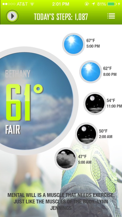 WeatherRun: Cycling, Walk, Hike Tracker, Altimeter- using Barometer, logger with Pebble Watch, Heart Rate monitor, M8 Motion Steps