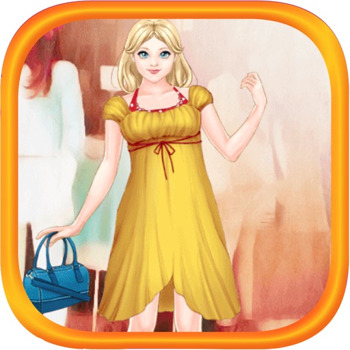 Model Lily Dress Up Icon