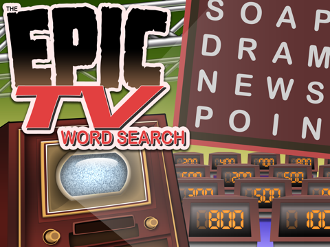 Epic TV Word Search - giant television wordsearch puzzle (ad-free)のおすすめ画像1