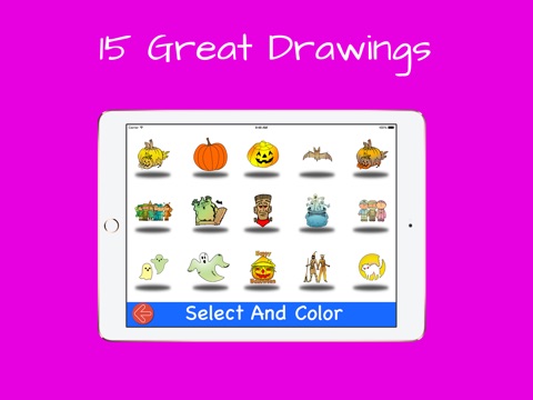 Drawing with Halloween screenshot 4