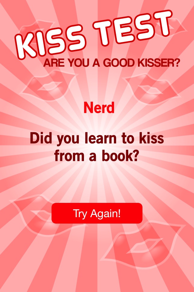 Kiss Test - Are You a Good Kisser? screenshot 3