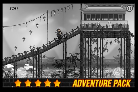 Bike Ninja Escape: Hilybilly Dirt Racing Stunts Master Game Pro screenshot 2