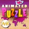 Icon Animated Puzzle - A new way of playing with wooden jigsaw puzzles