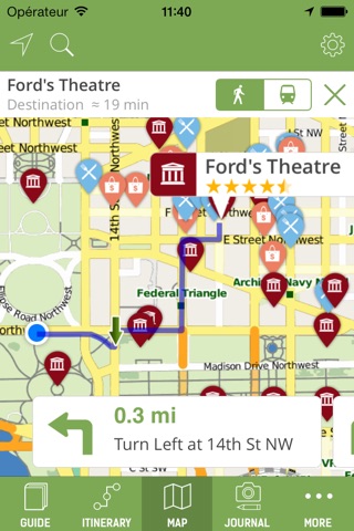 Washington DC Travel Guide (Offline Maps) - mTrip screenshot 3