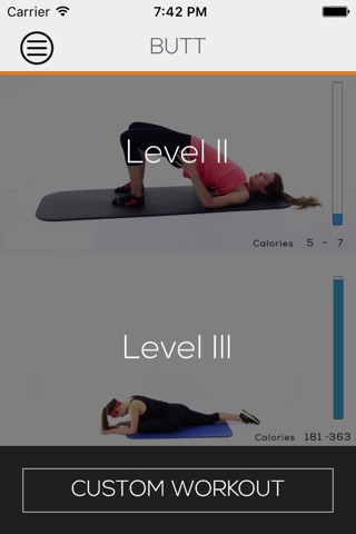 Butt - Custom Workout "Exercise Playlist" to tone, tighten and lift screenshot 2