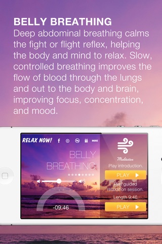 Relax Now - Relieve Stress, Improve Focus and Mood with easy guided relaxation techniques screenshot 4