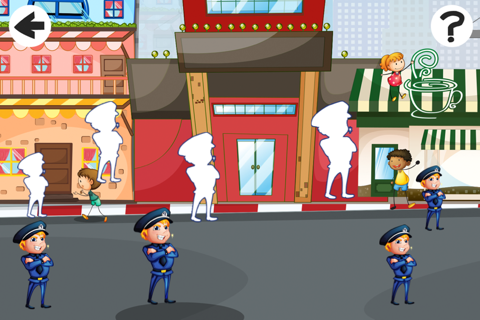 A Sort By Size Game for Children: Learn and Play with Police screenshot 3