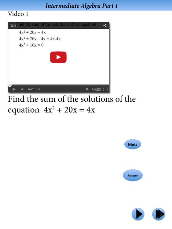 Intermediate Algebra Final Exam Review Part 1 screenshot-4