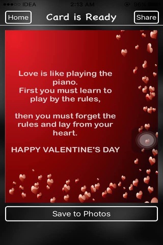 Valentine Card Maker & Valentine Wishes screenshot 4