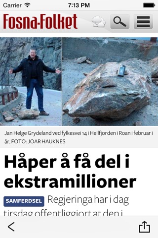 Fosna-Folket Nyheter screenshot 2
