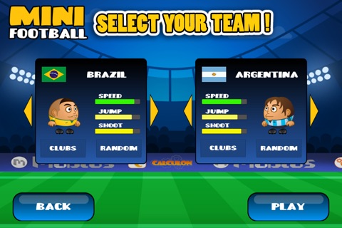 Mini Football Pro Head Soccer Game 2015 screenshot 3