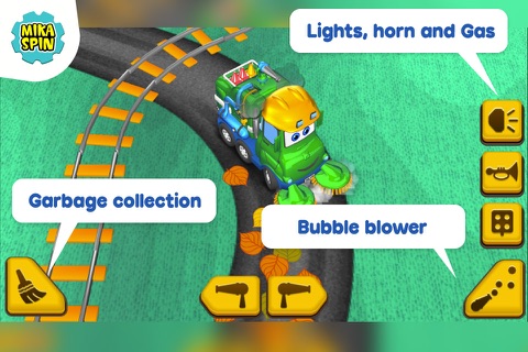 Mika 'Sweeper' Spin — street sweeper fun game for kids screenshot 4