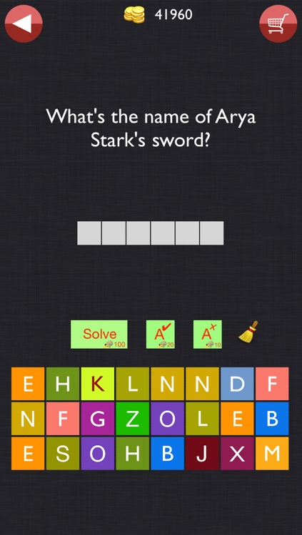 Trivia Quiz - For Throne Game Fans Guess the right word screenshot-4