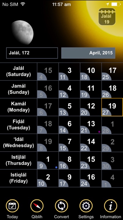 Badí’ Calendar Plus