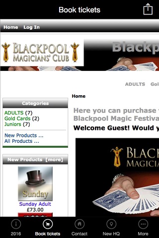 Blackpool Magicians Club screenshot 2