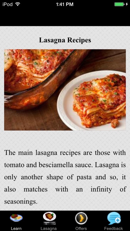 Lasagna Recipes - American Style