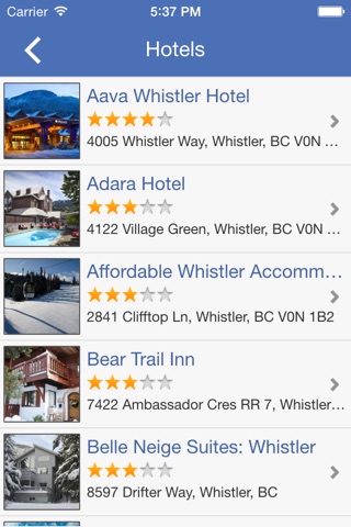 Whistler Blackcomb Places Guide screenshot 3