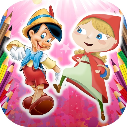 Kids Stories To Paint iOS App