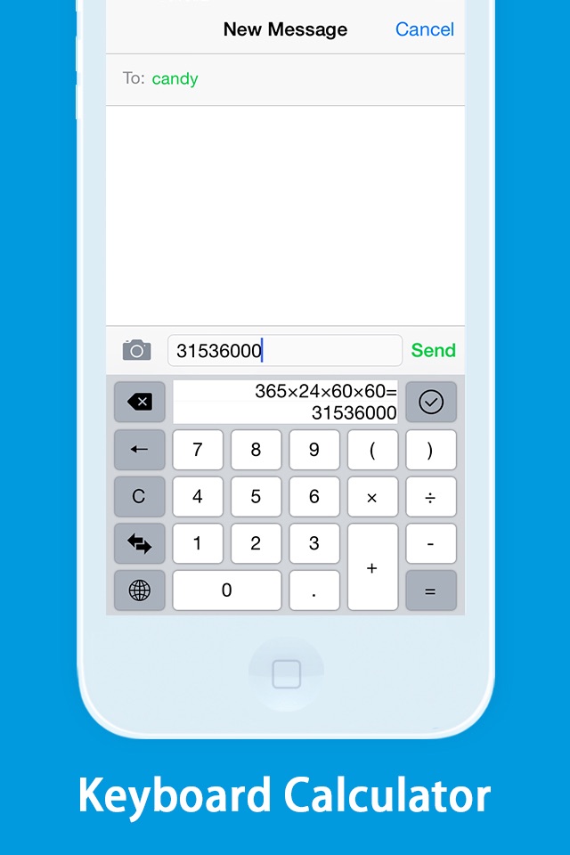 Calculator KeyBoard screenshot 4