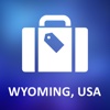 Wyoming, USA Offline Vector Map