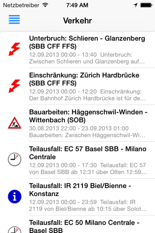 Swiss Transport App screenshot 4