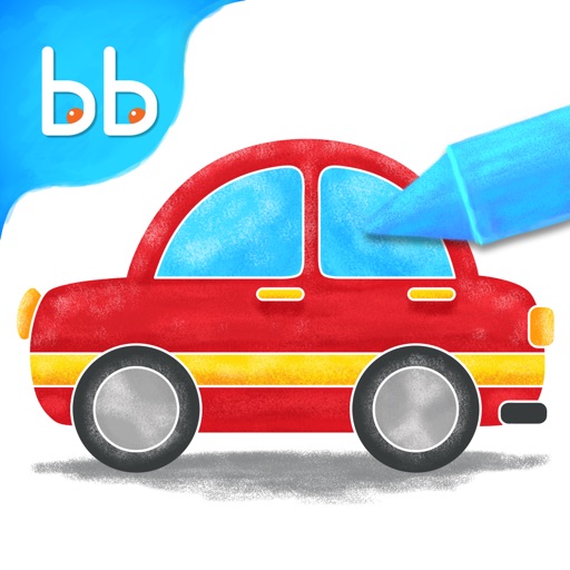Tabbydo Cars Colorbook : Coloring book of super cars, ambulance, SUV, taxi and other vehicles for kids and preschoolers iOS App
