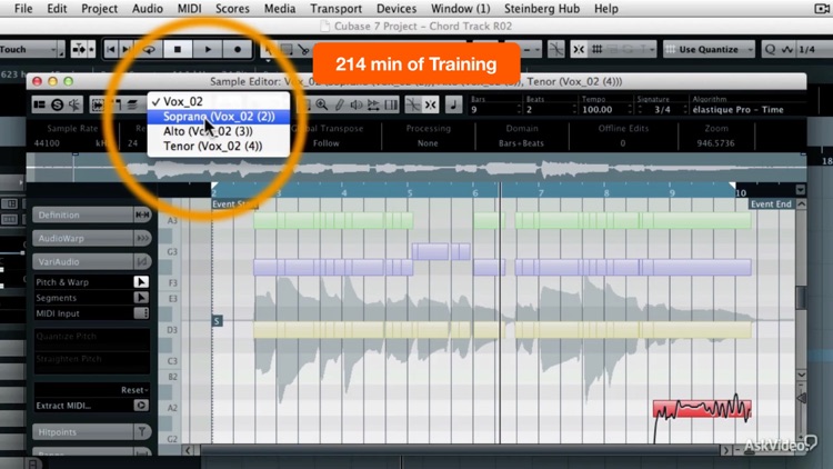 AV for Cubase 7 101 - Moving Forward with Cubase 7