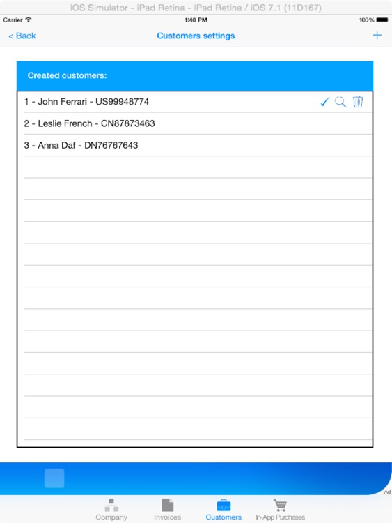 SWS Invoice