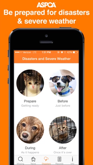 aspca pet safety app for lost pets disaster prep and emergency apple lost and found flyer