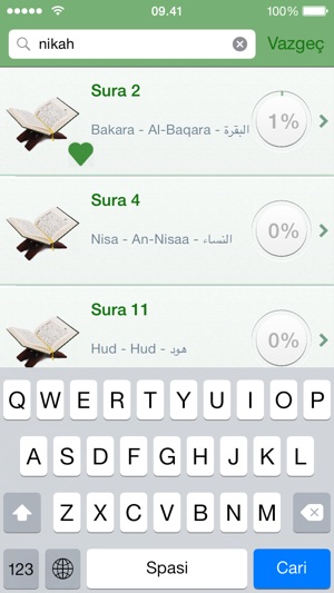 Kur'an Ses mp3 Türkçe, Arapça ve Fonetik - Free Quran Audio (圖4)-速報App