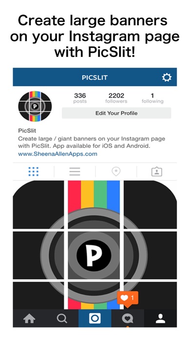 How to cancel & delete PicSlit – Giant Photo Grid / Banner / Square for Instagram from iphone & ipad 1