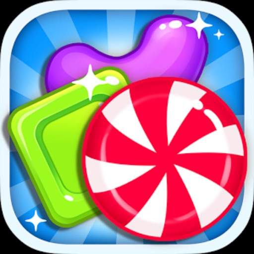 Sweet Candy Jewel Beany-Lollipop Candy Match-3 Puzzle Game icon