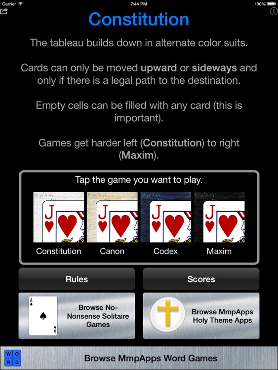 Constitution Solitaire