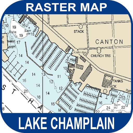 Lake Champlain Marine RasterMaps from NOAA