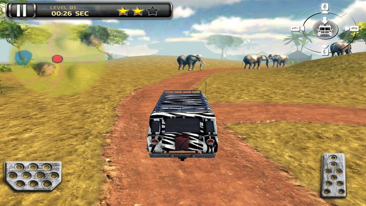 3D Safari Parking Free - Realistic Lion, Rhino, Elephant, and Zebra Adventure Simulator Games