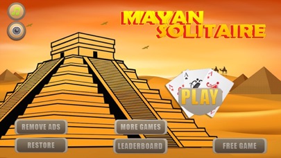 How to cancel & delete Mayan Pyramid Solitaire - Free Solitaire from iphone & ipad 1