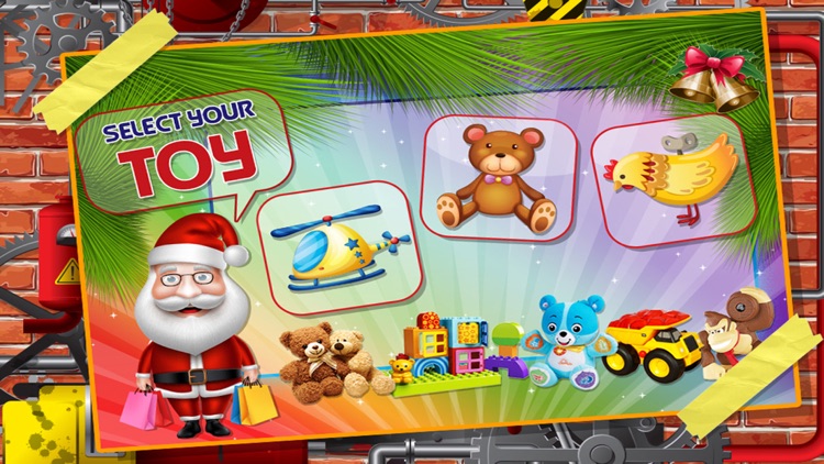 Christmas Toys Factory simulator game - Learn how to make Toys & Christmas gifts in Factory with Santa Claus