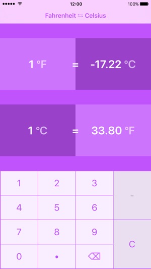 Fahrenheit To Celsius | °F to °C