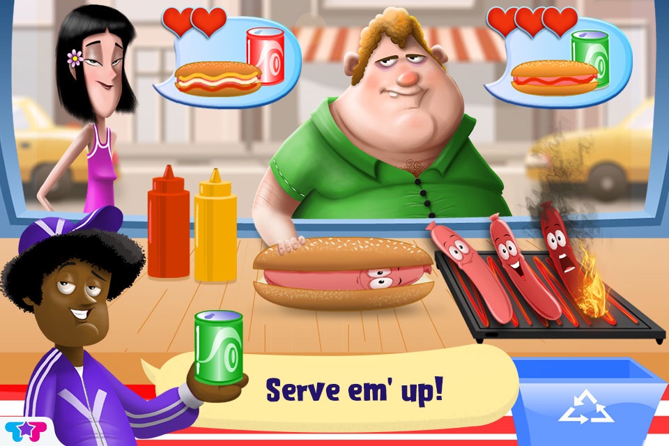 Hot Dog Truck : Lunch Time Rush! Cook, Serve, Eat & Play screenshot 3