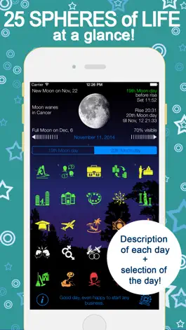 Game screenshot Lunarist Lunar calendar. Horoscope & astrology apk