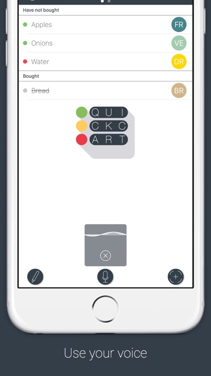 QuickCart - Say, write or scan your shopping list