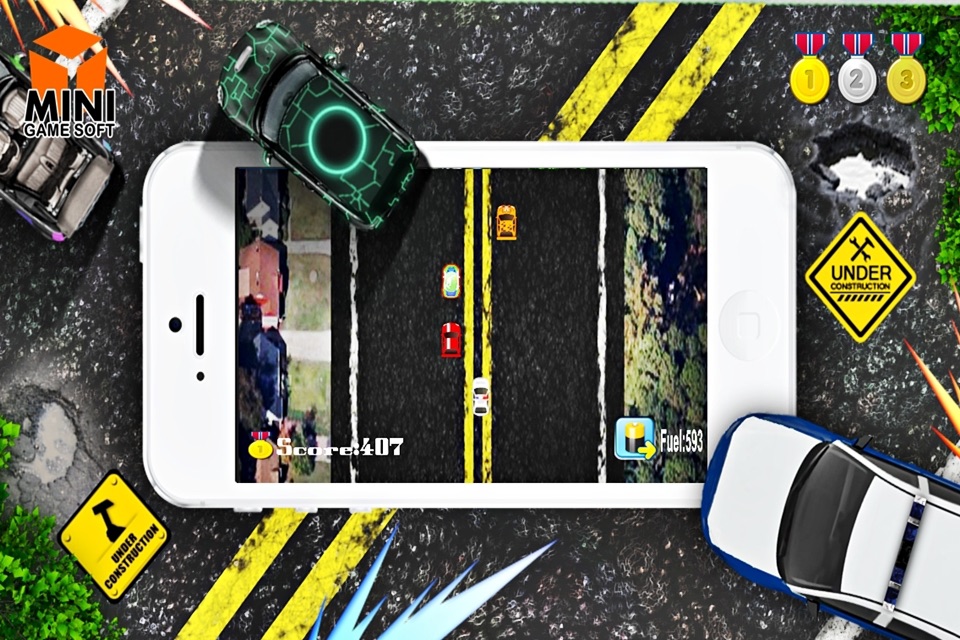 POLICE CAR RACING screenshot 2