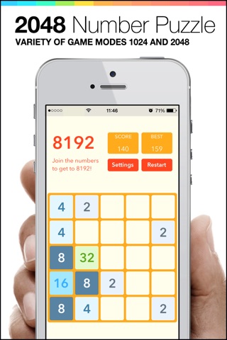 2048 - Mobile Number Puzzle game screenshot 4