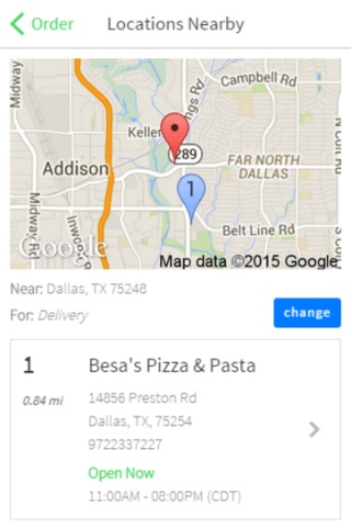 Besa's Pizza & Pasta screenshot 2