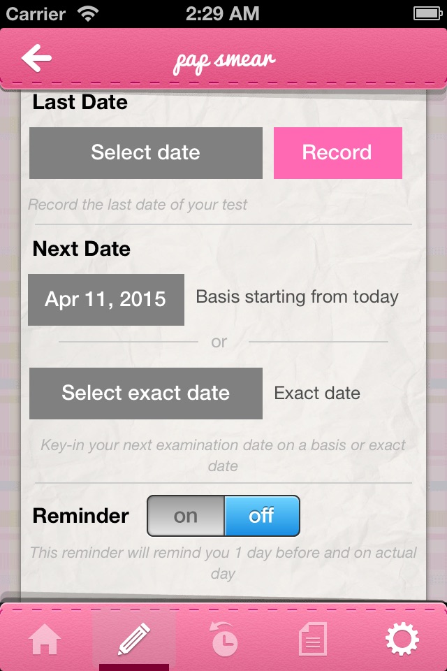 Women's Health Screening screenshot 2