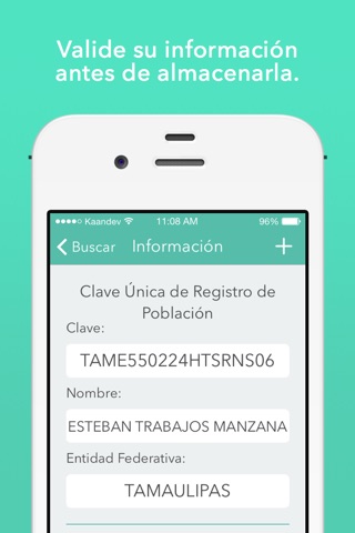 Consulta tu CURP en México screenshot 2