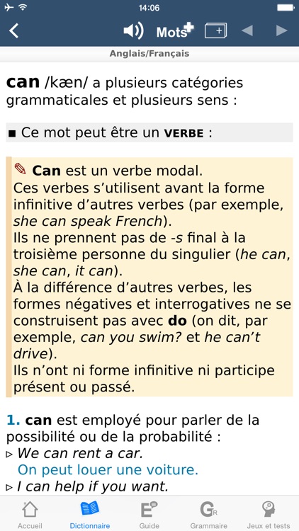 Le Robert Easy English : English for beginners : dictionary, grammar,  communication guide and quizzes, in a single app
