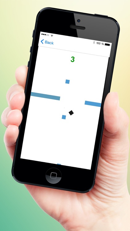 Brick Up - How far can you reach by jumping left and right?