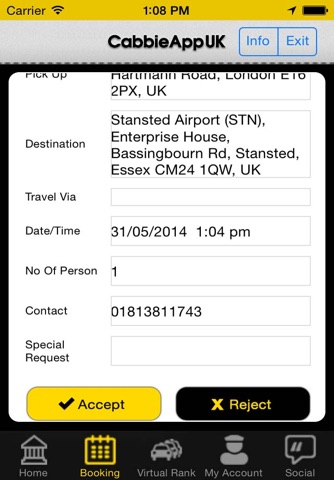 CabbieAppUK (Driver's App) screenshot 4